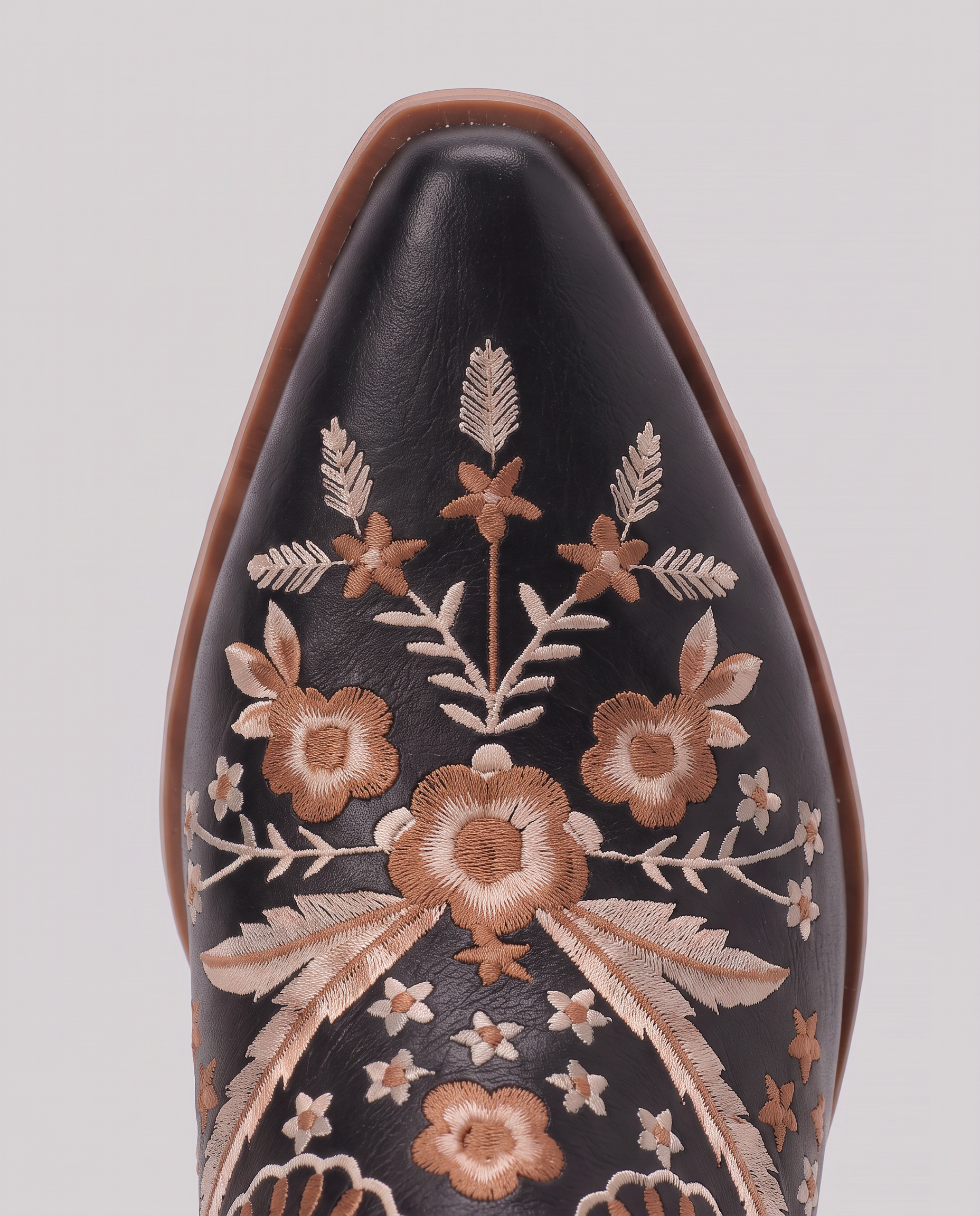 Rowan Floral Embroidered Western Boots