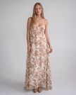 Josalyn Floral Ruffle Maxi Dress