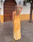 Selestina Asymmetric Maxi Dress