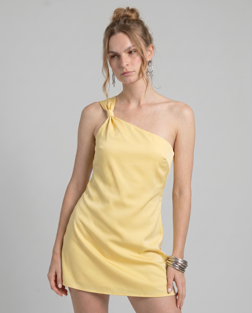 Josephine Tie-Back Mini Dress