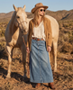 Denise Denim Maxi Skirt