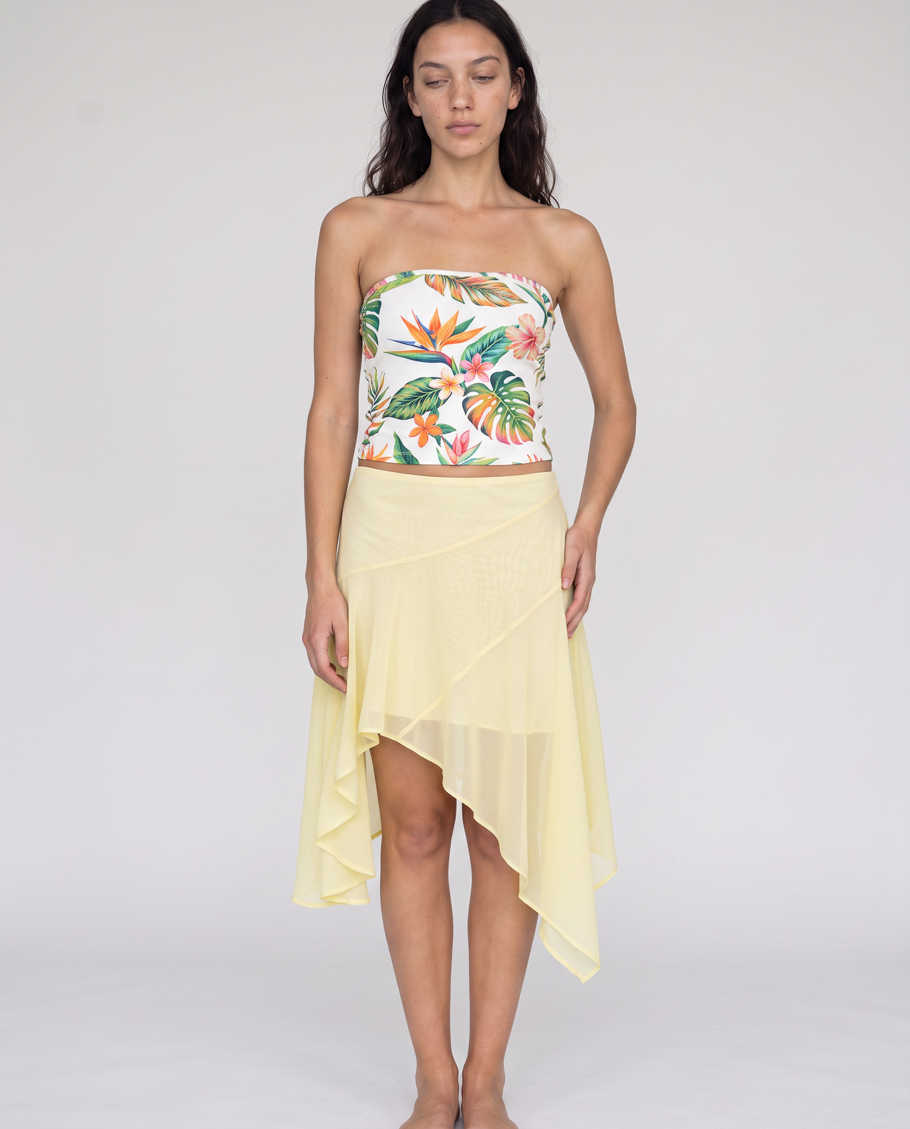 Alura Asymmetrical Midi Skirt