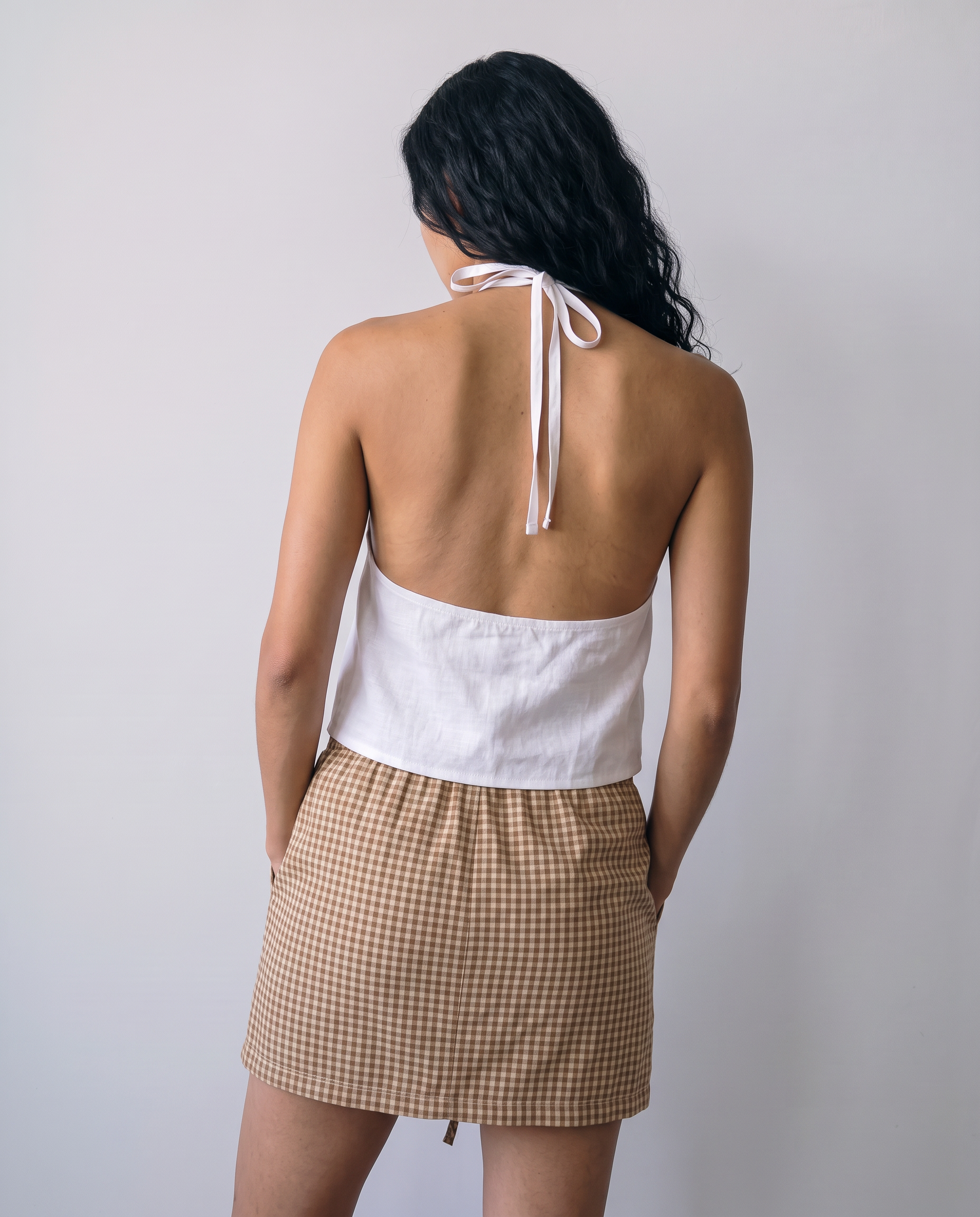 Darcy Gingham Mini Skirt