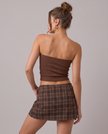 Hartley Plaid Pleated Mini Skirt