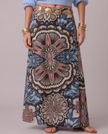 Wisteria Wrap Maxi Skirt