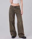 Dakota Washed Wide-Leg Jeans