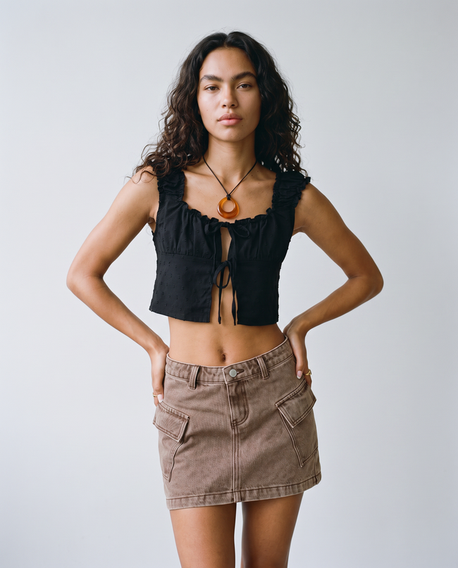 Damian Cargo Mini Skirt