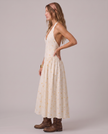 Marigold Halter Midi Dress