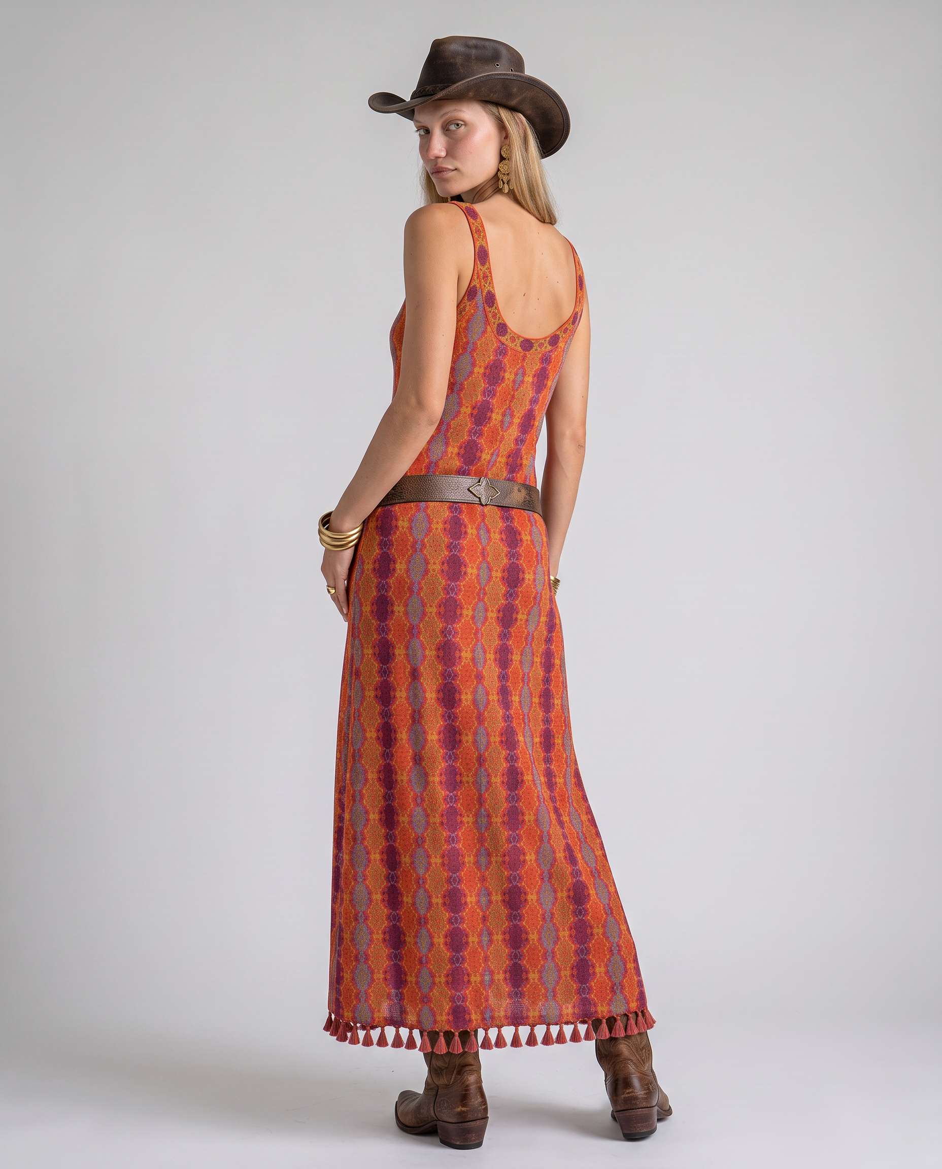 Zara Medallion Print  Maxi Dress