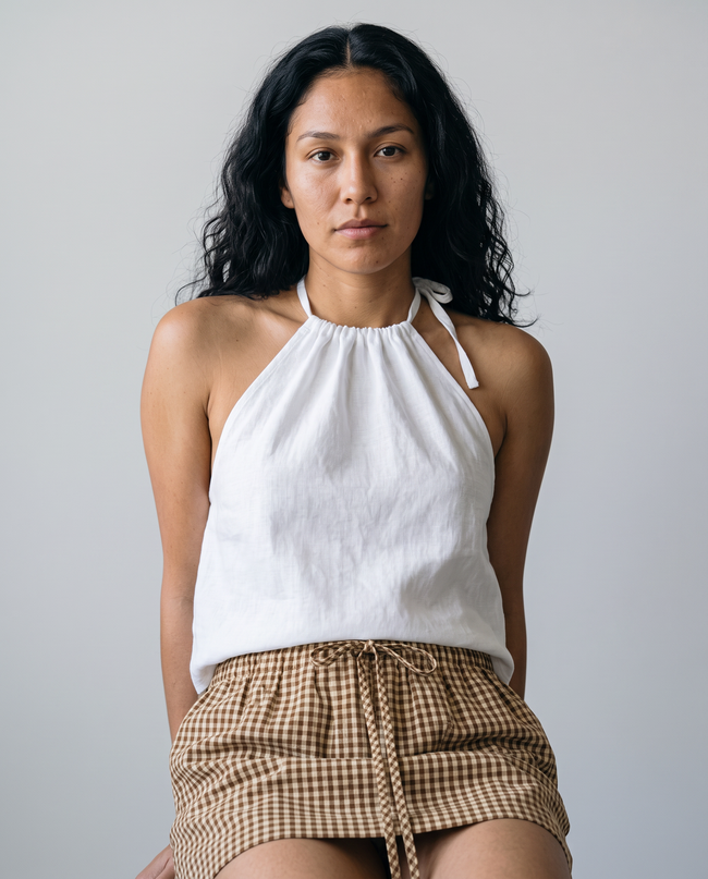 Darcy Gingham Mini Skirt
