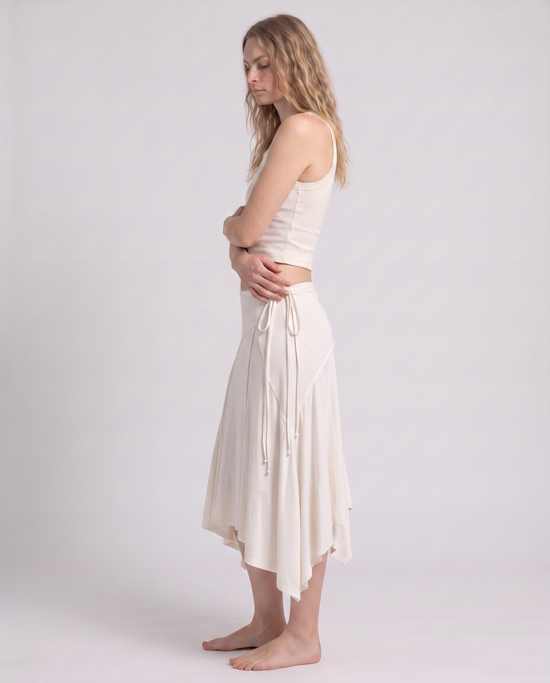 Marigold Wrap Midi Skirt