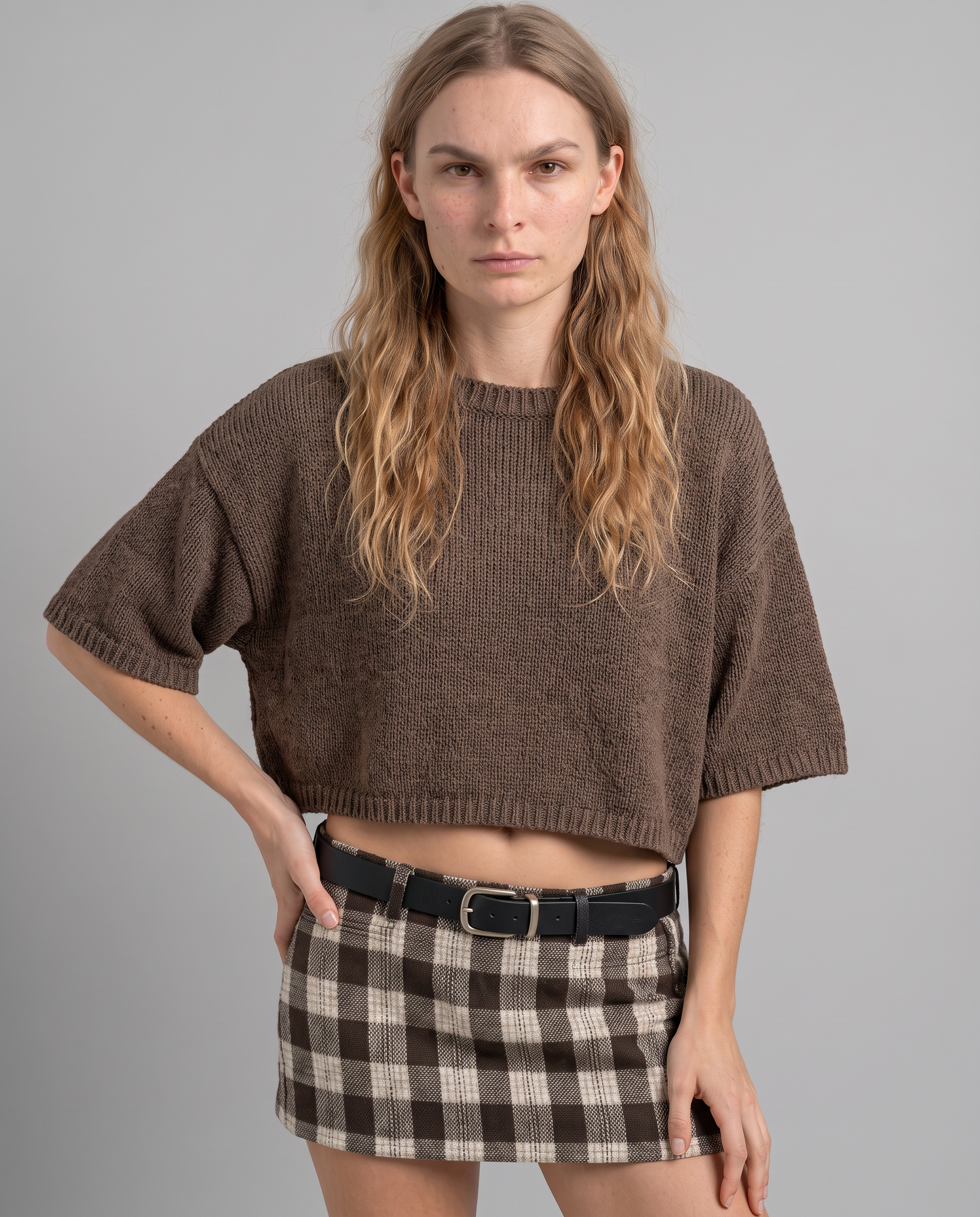 Marceline Gingham Mini Skirt