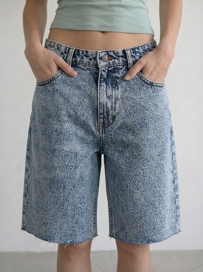 Nadia Denim Jorts