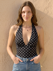 The Pin-Up Plunge Top