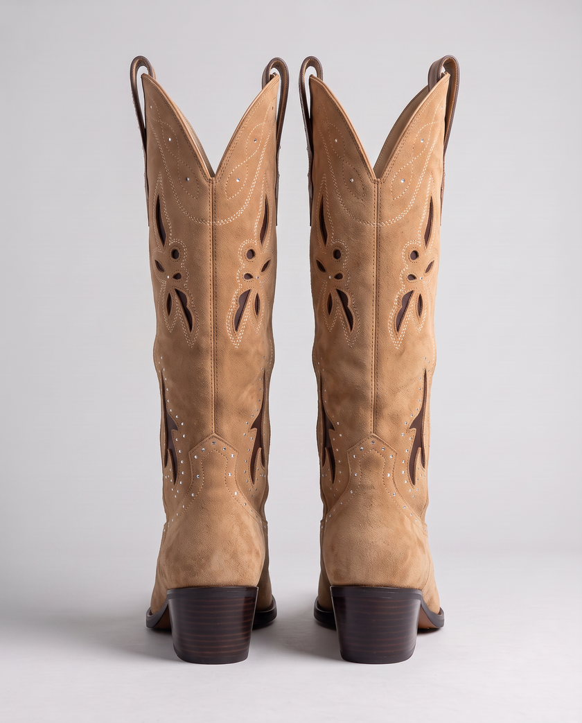 Josephine Cutout Western Boots