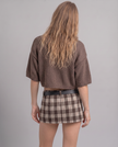 Marceline Gingham Mini Skirt