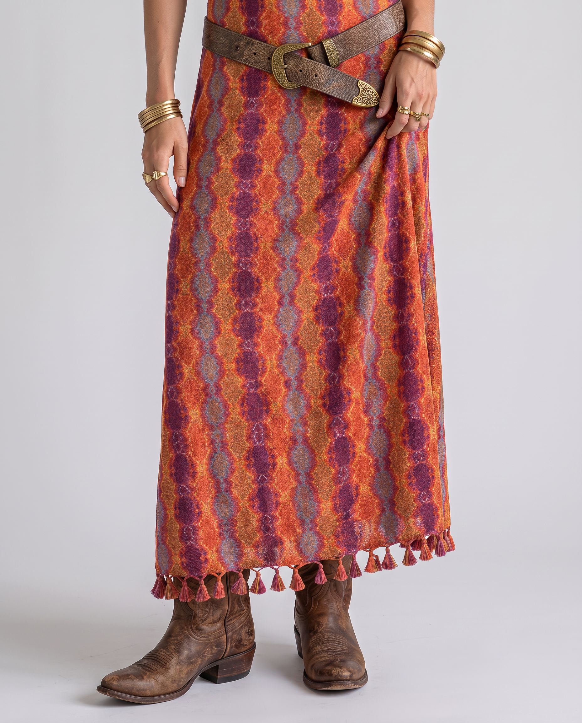 Zara Medallion Print  Maxi Dress