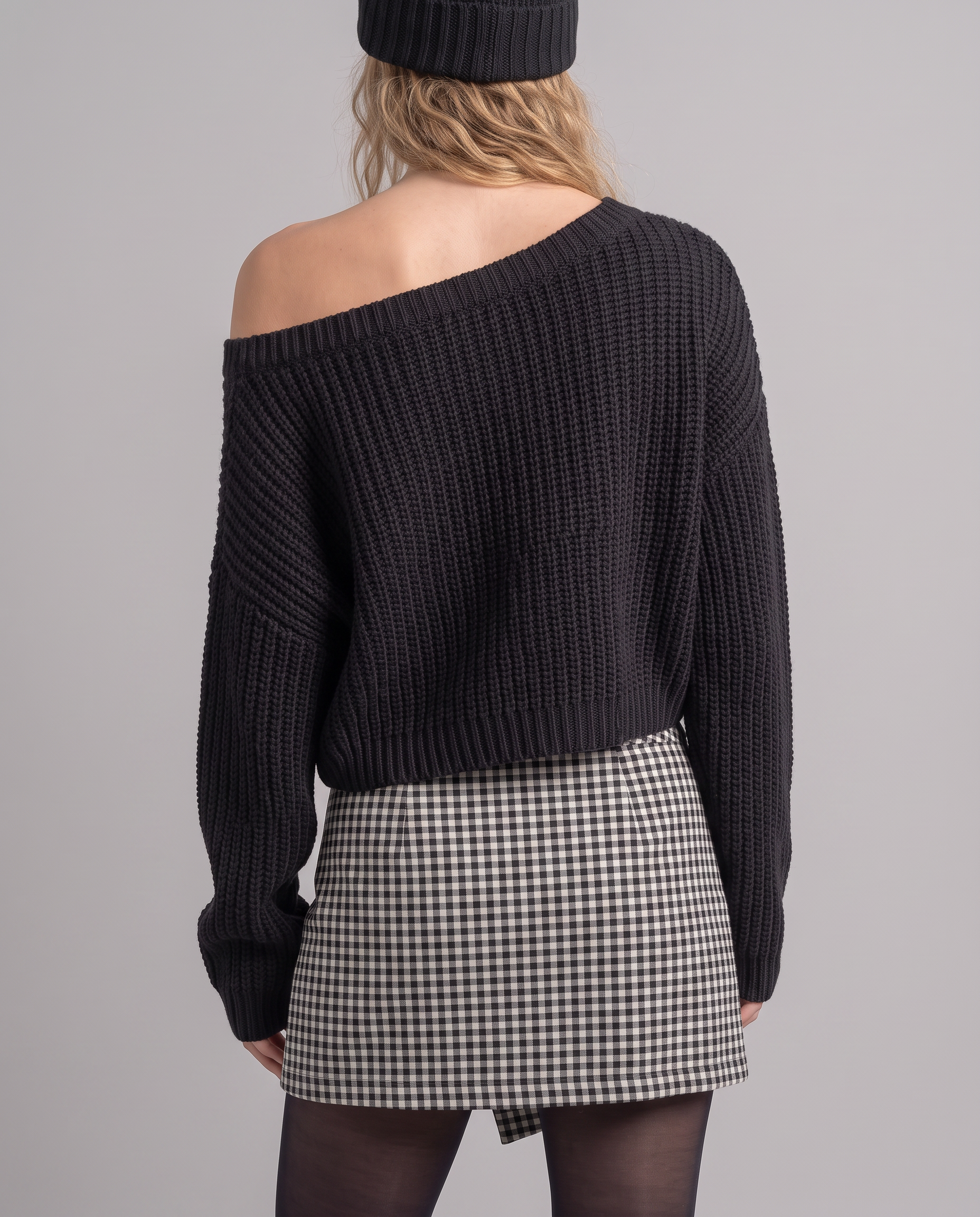Harriet Gingham Wrap Skirt