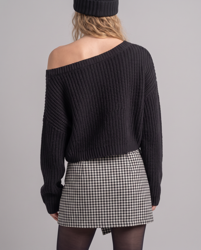 Harriet Gingham Wrap Skirt