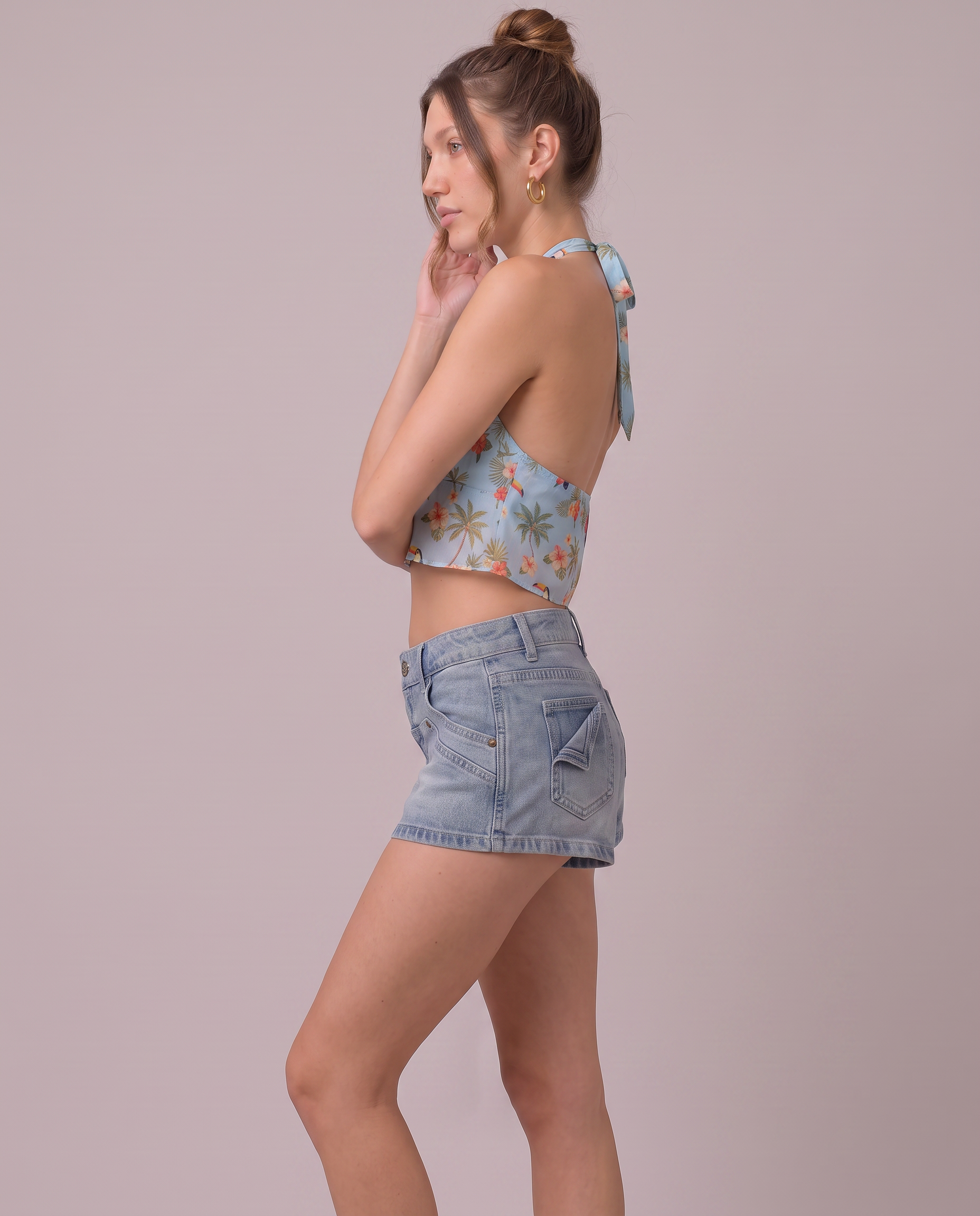 Odile Denim Skort