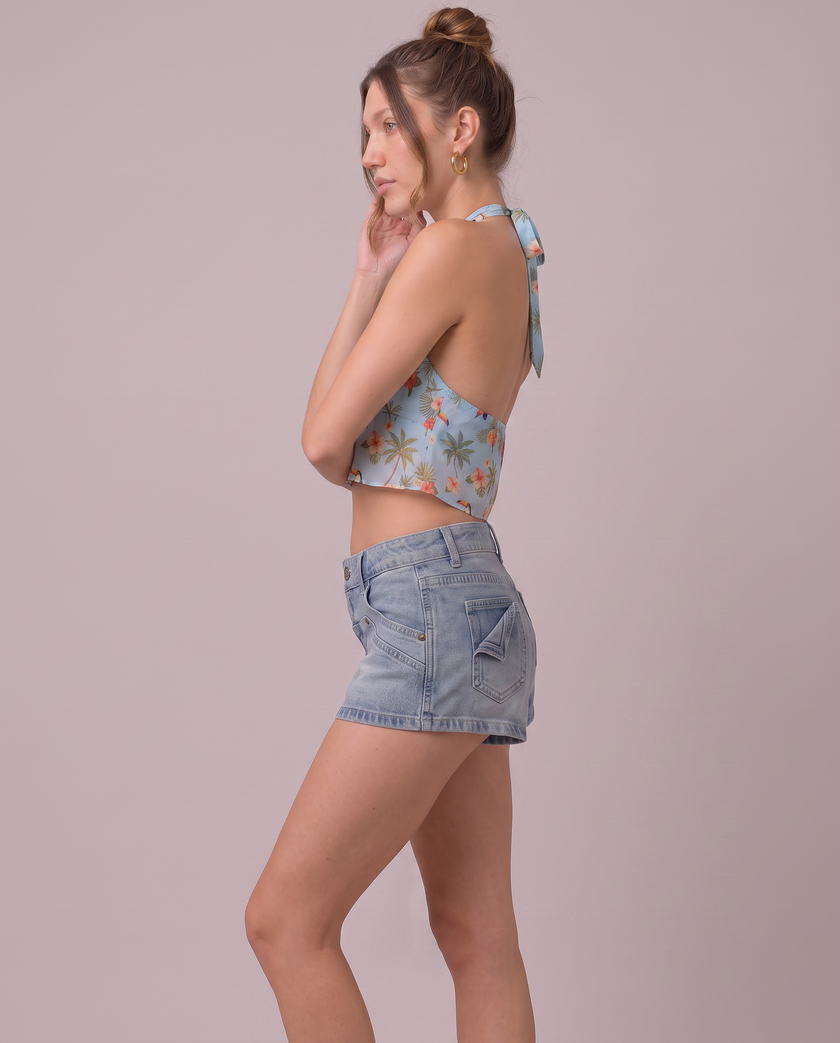 Odile Denim Skort