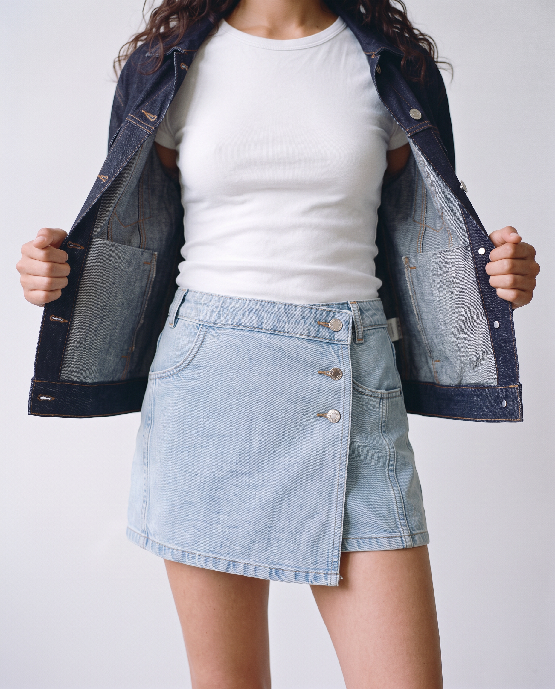 Cressida Denim Skort
