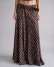 Cordelia Houndstooth Maxi Skirt