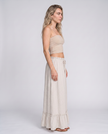 Linnea Ruffle Hem Maxi Skirt