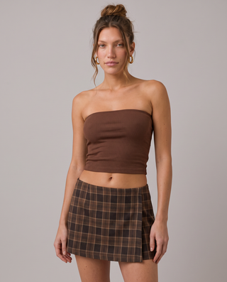 Hartley Plaid Pleated Mini Skirt