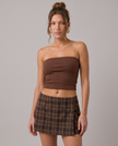 Hartley Plaid Pleated Mini Skirt