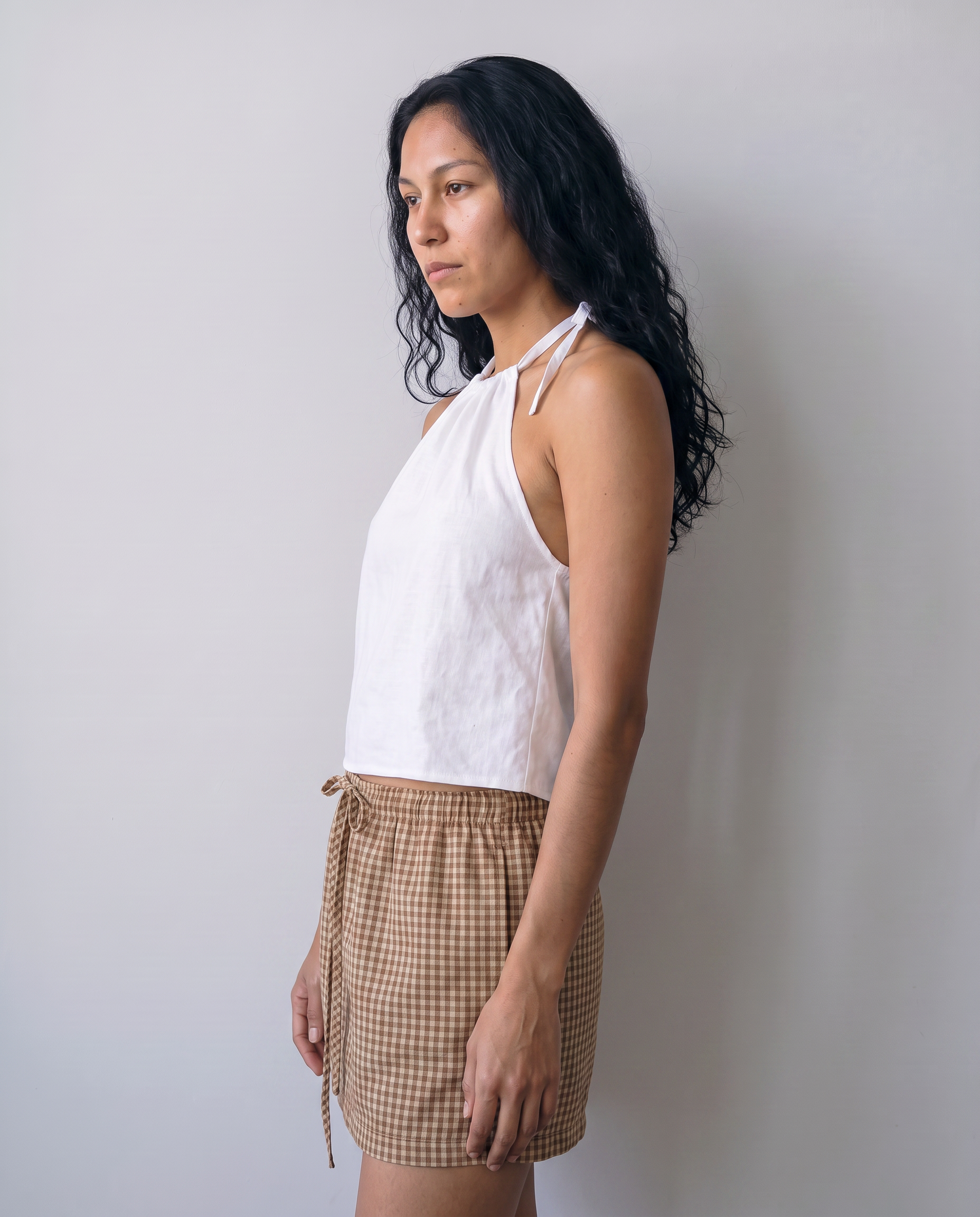 Darcy Gingham Mini Skirt