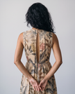Lurleen Botanical Print Midi Dress