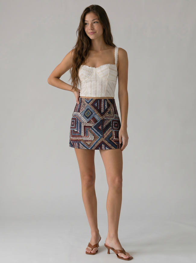The Mosaic Maven Skirt