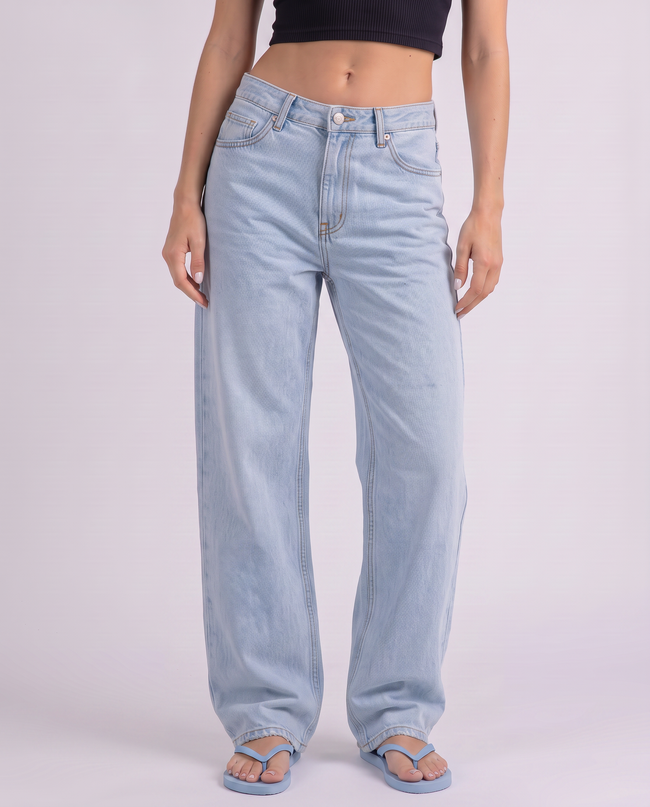 Rosamund Straight-Leg Denim Jeans