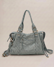 The Woven Quarter Satchel