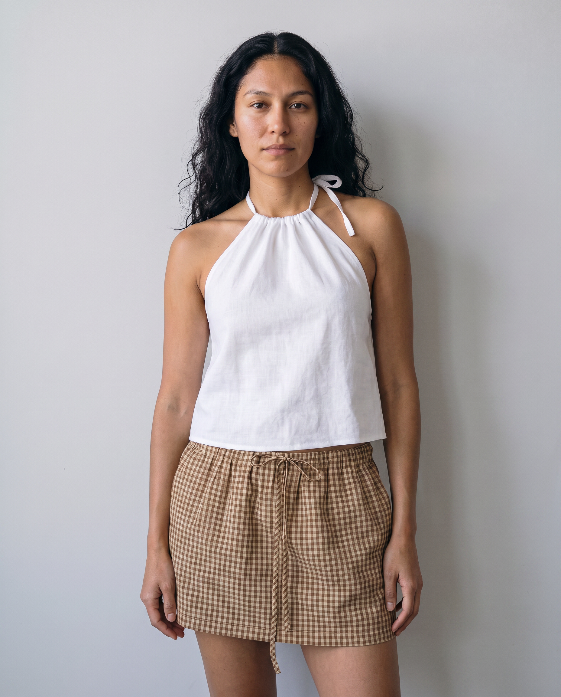 Darcy Gingham Mini Skirt