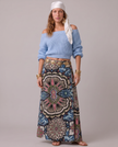 Wisteria Wrap Maxi Skirt