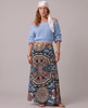 Wisteria Wrap Maxi Skirt