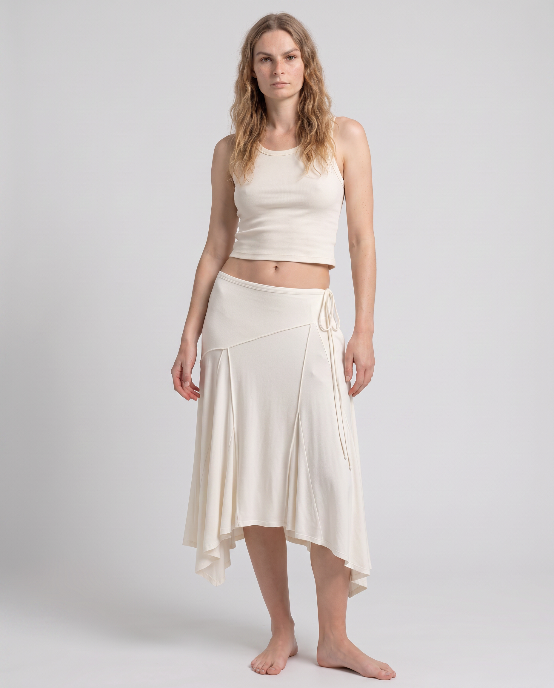 Marigold Wrap Midi Skirt