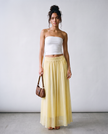 Marigold Chiffon Maxi Skirt
