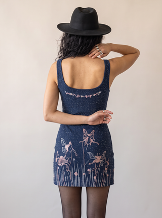 Fae Beaded Fairy Mini Dress