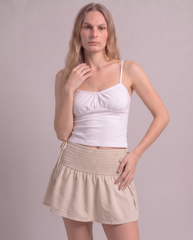 Marnie Gingham Ruffle Skirt
