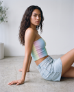 Wendy Denim Mini Skirt