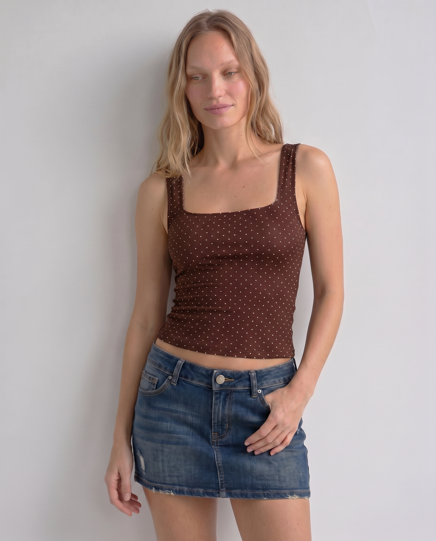 Emmylou Polka Dot Tank