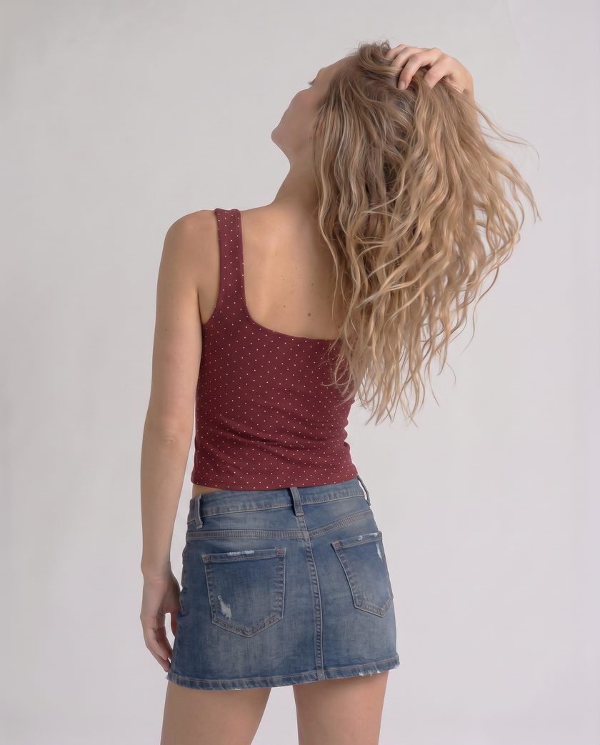 Emmylou Polka Dot Tank