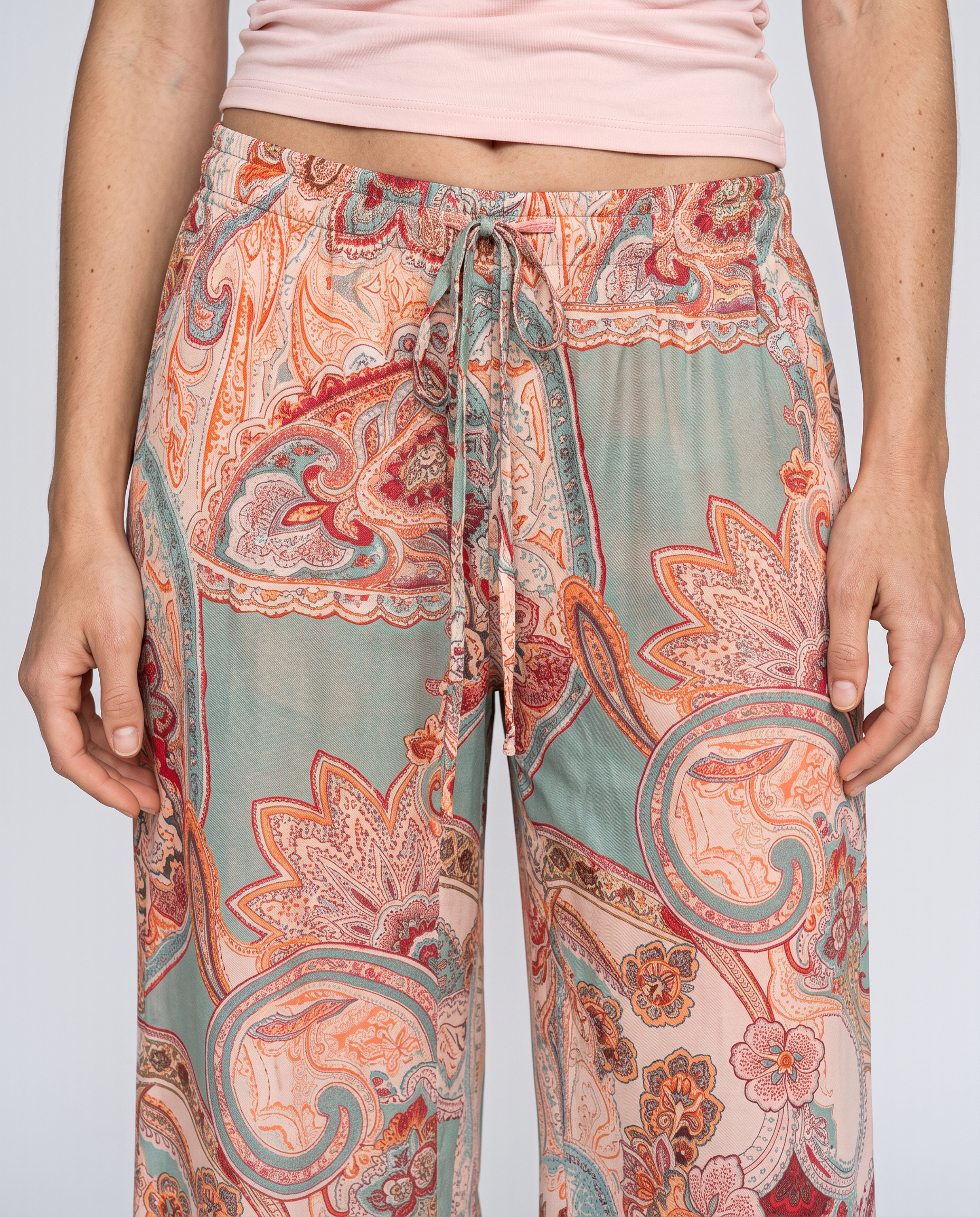 Rosalinde Paisley Palazzo Pants