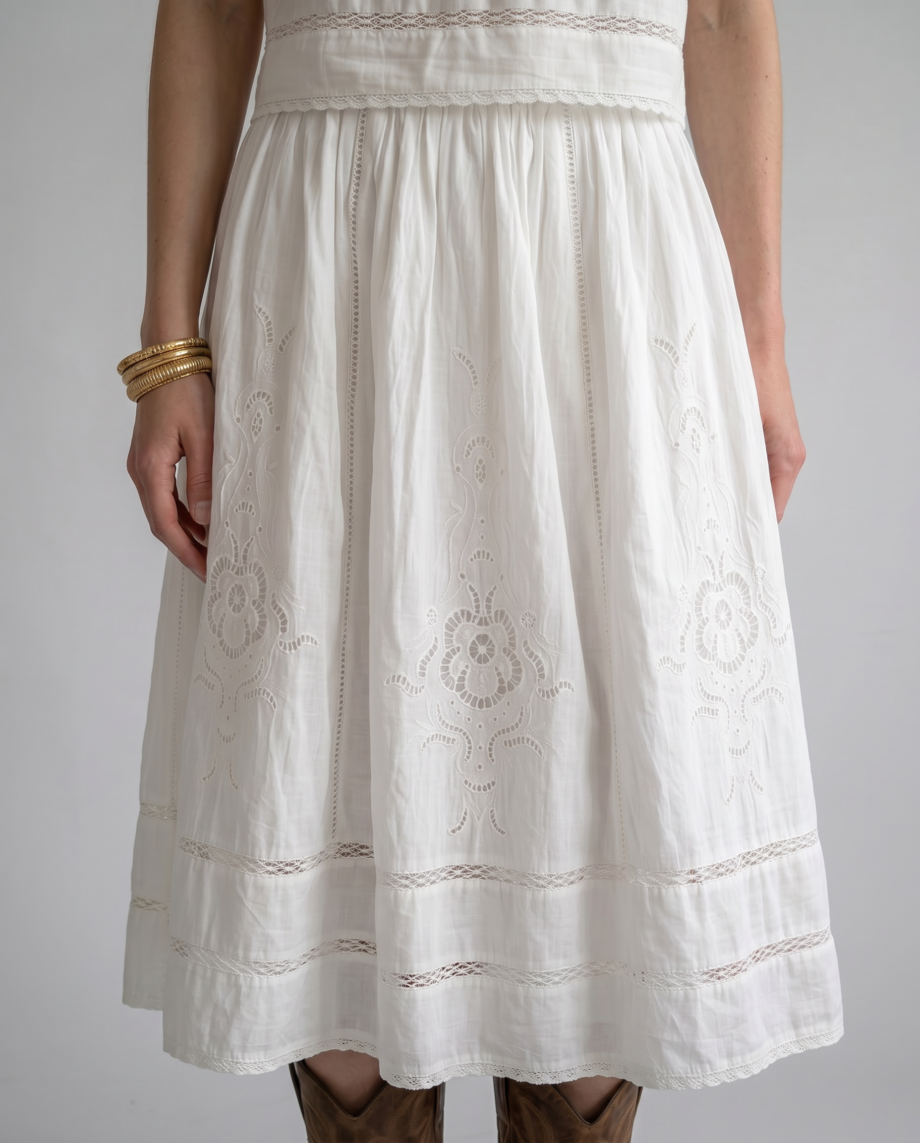 The Amalfi Embroidered Two-Piece Set