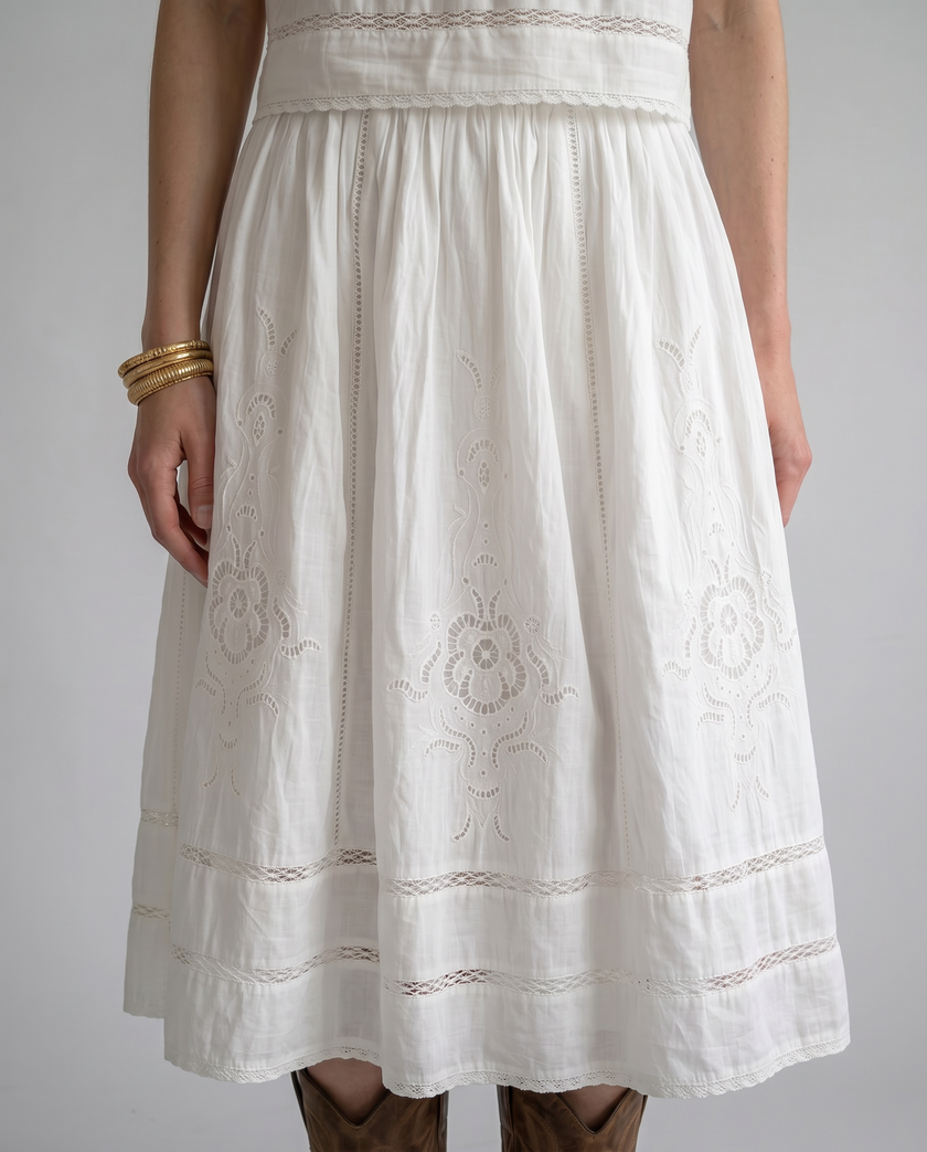 The Amalfi Embroidered Two-Piece Set