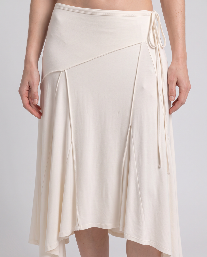 Marigold Wrap Midi Skirt