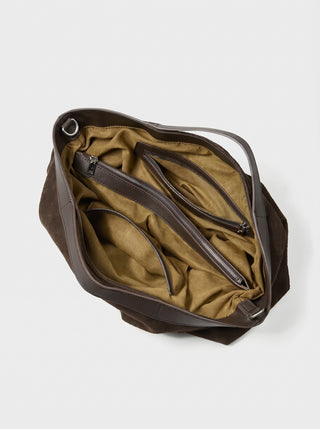 Marlo Suede Buckle Tote
